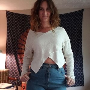 Comfy Off Shoulder Yoga Cover Top